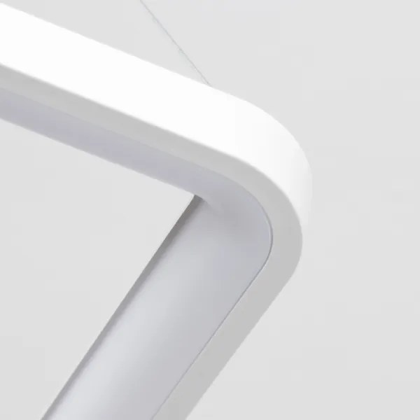 Brilagi - Stmievateľný LED luster na lanku FALCON SLIM LED/50W/230V 50x50 cm biela + s diaľkovým ovládačom