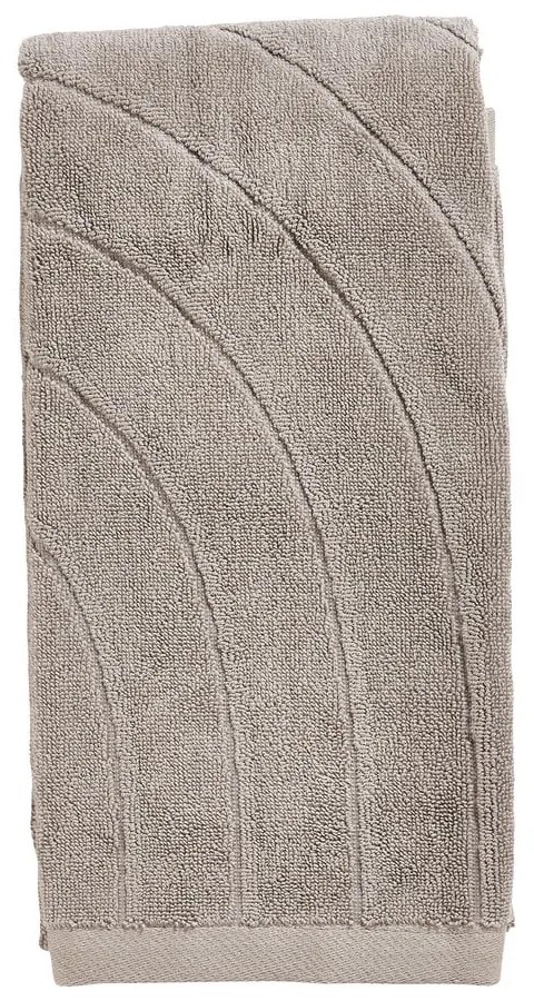 Sivý froté bavlnený uterák 50x100 cm Time – Zone