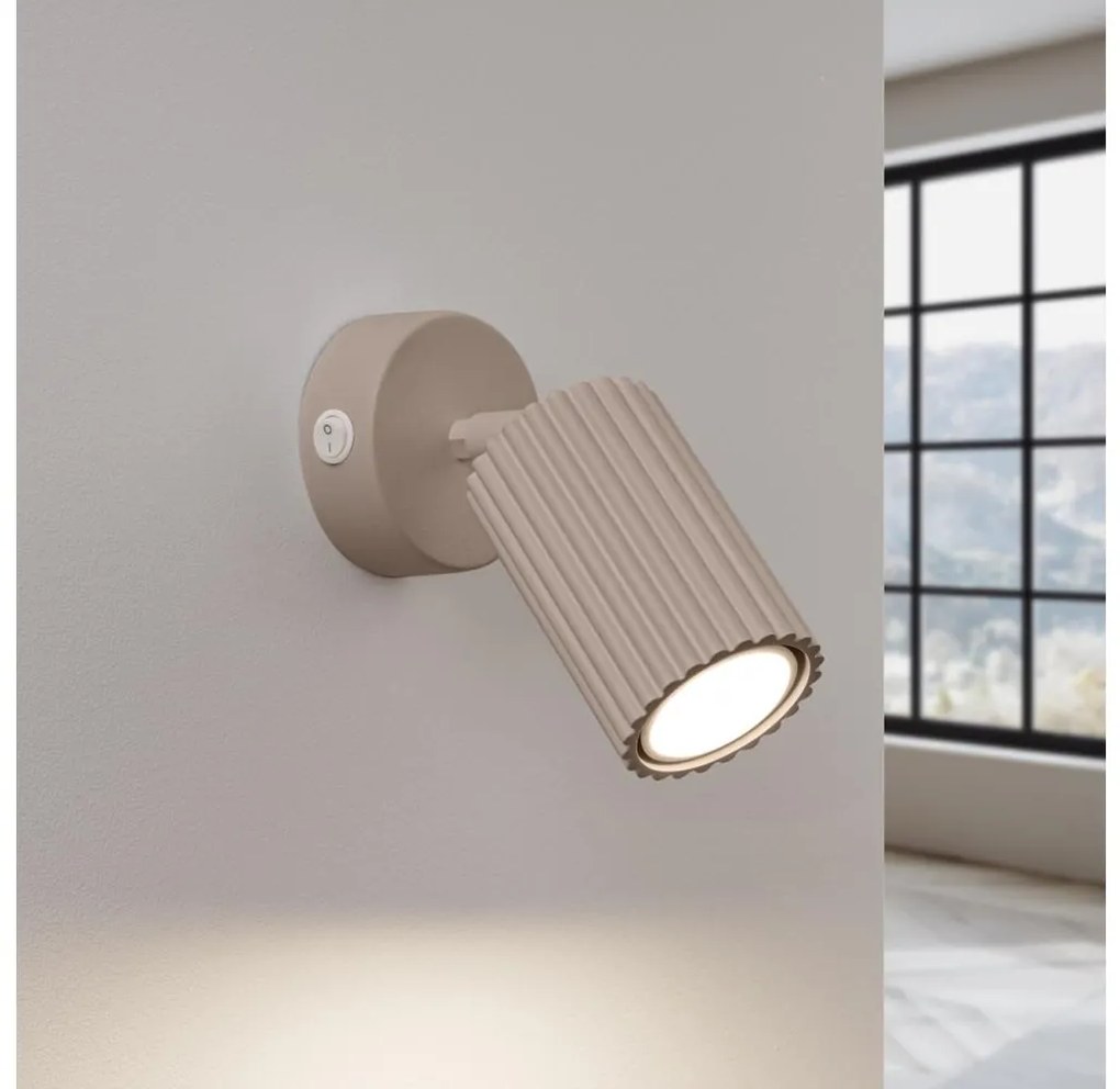 Brilagi - Nástenné bodové svietidlo CRESTO 1xGU10/10W/230V taupe BG1885