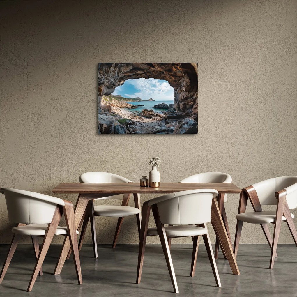 Obraz - Jaskyňa pri mori (70x50 cm)