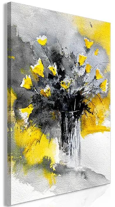Artgeist Obraz - Bouquet of Colours (1 Part) Vertical Yellow Veľkosť: 20x30, Verzia: Premium Print