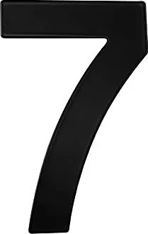 Domová číslica MP - 152 mm - 7, MP Čierna