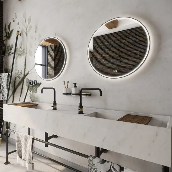 NIMCO ZPC 28000RVX-90 - LED Kúpeľňové zrkadlo 3000-6500K pr. 60 cm IP44