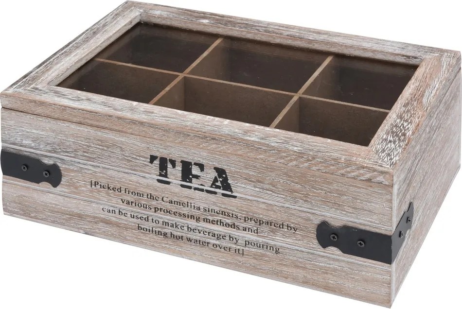 Box na čajové vrecúška Tea 24 x 16 x 9 cm