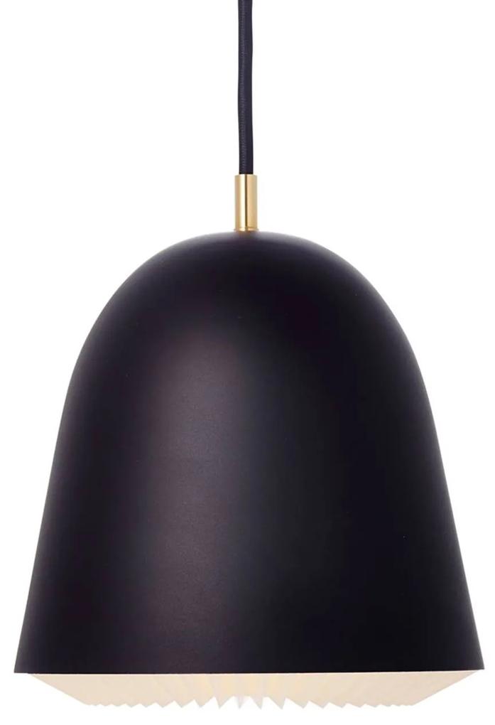 LE KLINT Caché – závesná lampa, čierna, 20 cm