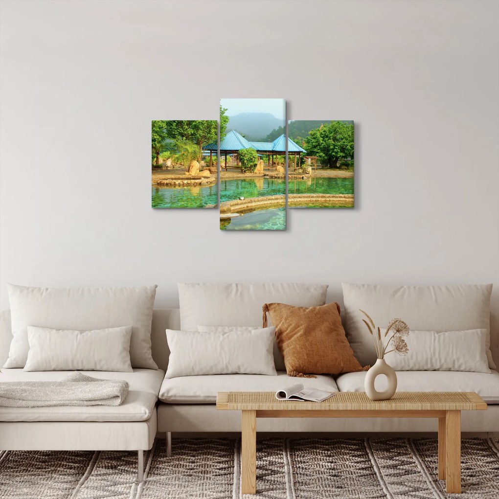 Obraz - Shanghai hotel park (90x60 cm)