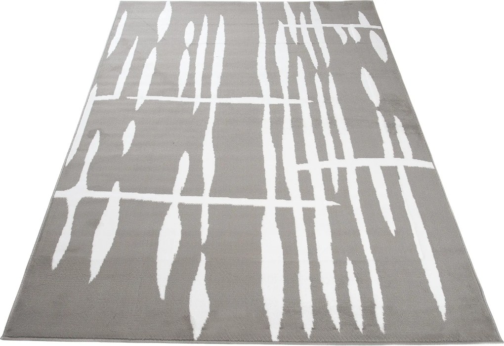 TA Koberec T967A GRAY CHEAP PP CRM Sivý Obdĺžnikový Rozmer: 80x150 cm