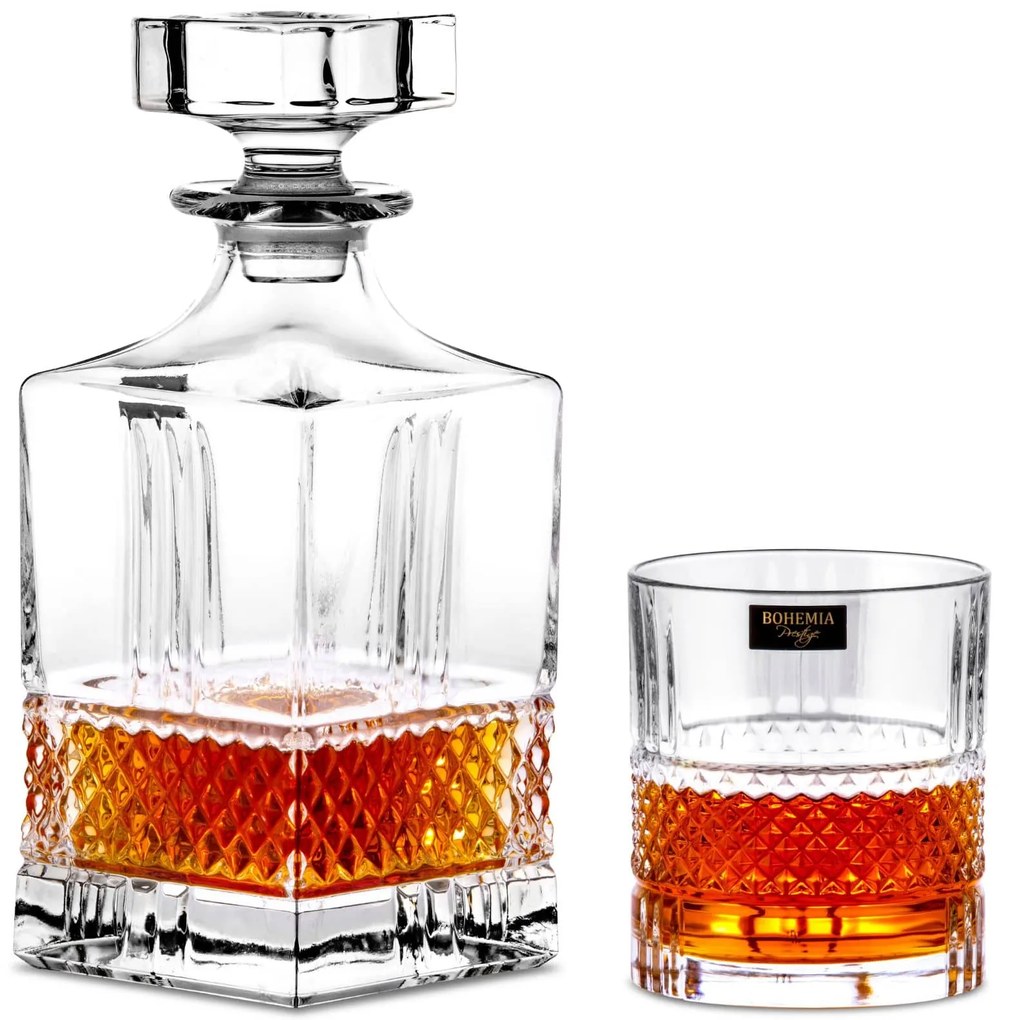 BOHEMIA PRESTIGE ELEGANTE WHISKY SADA 1+6 KS