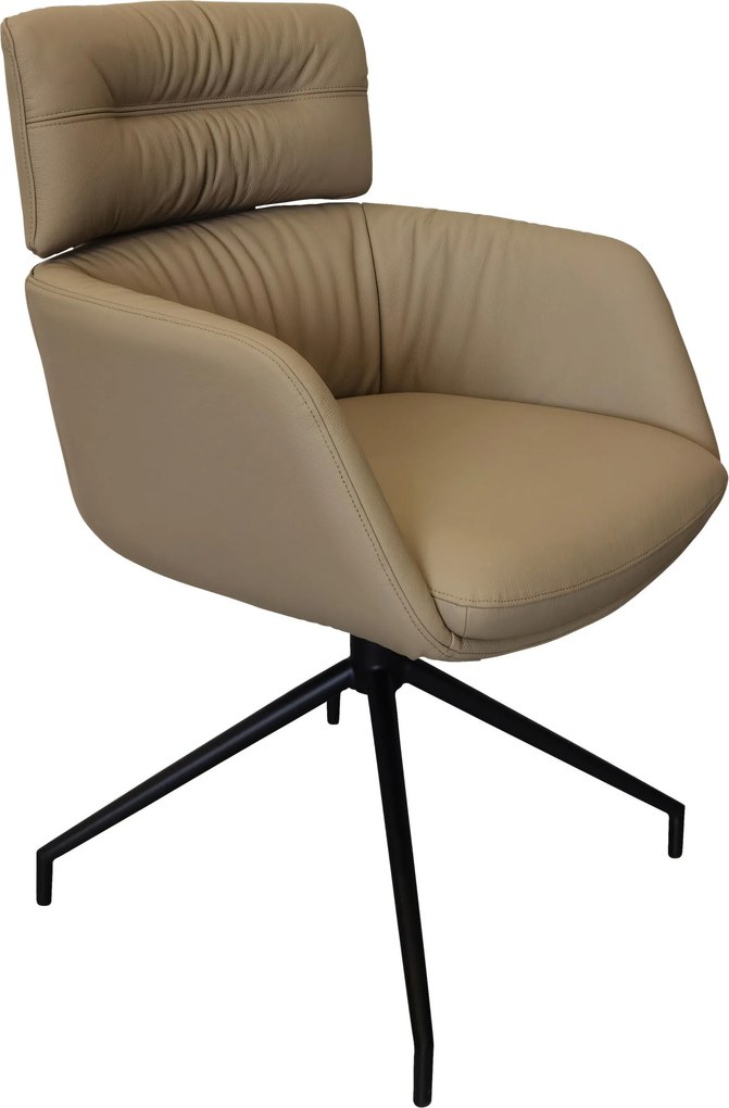 XXXLutz STOLIČKA S PODRÚČKAMI, taupe Dieter Knoll - Stoličky - 001261002402