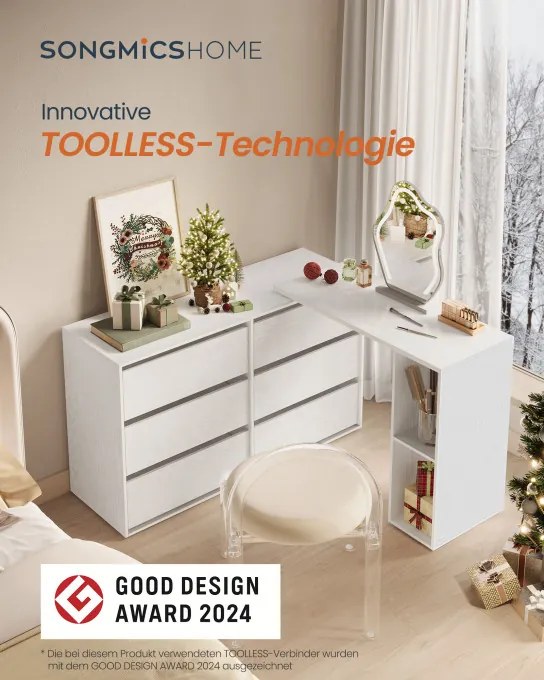Komoda s nastaviteľným stolíkom LTS656W01