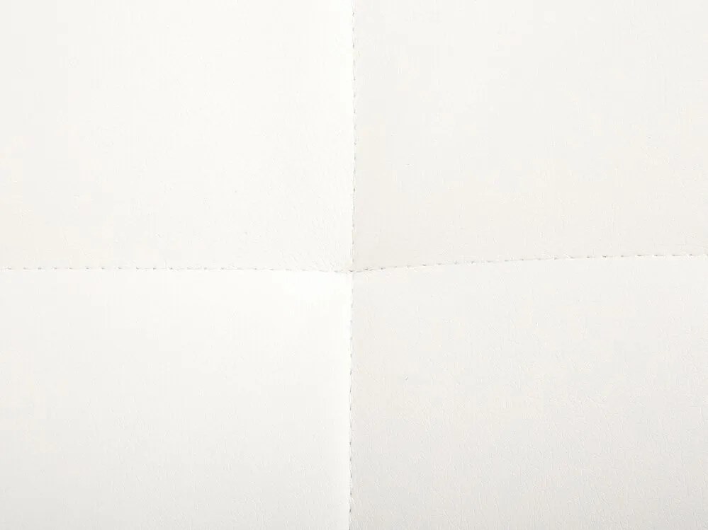 Modulárna rohová rozkladacia pohovka z umelej kože ľavostranná biela ABERDEEN Beliani