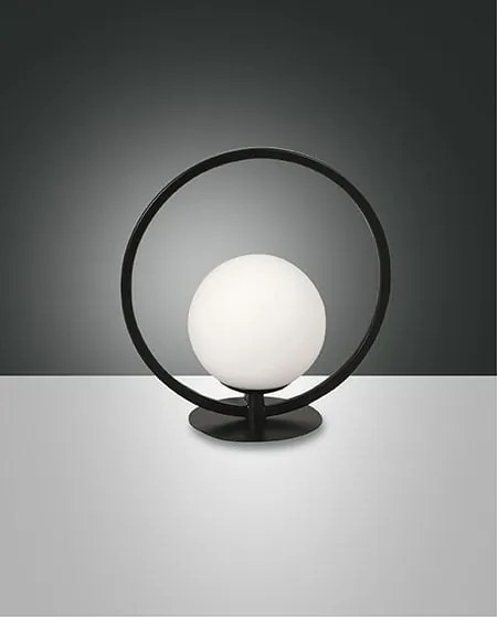 Stolové svietidlo FABAS SIRIO CIRCLE TABLE LAMP BLACK 3388-30-101