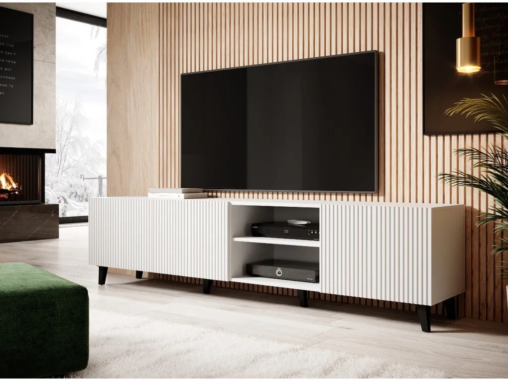 Cama Biely TV stolík Pafos 4D