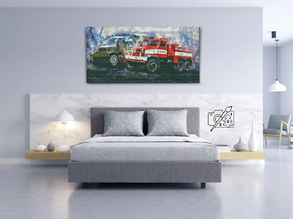 Gario Diamantové maľovanie Praga V3S Rozmery: 80 x 40 cm, Rámovanie: S vnútorným rámom, Diamanty: Štvorcové