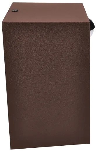 Brilagi-LED Vonkajšie nástenné svietidlo so senzorom TERNI LED/12W/230V hnedé IP44