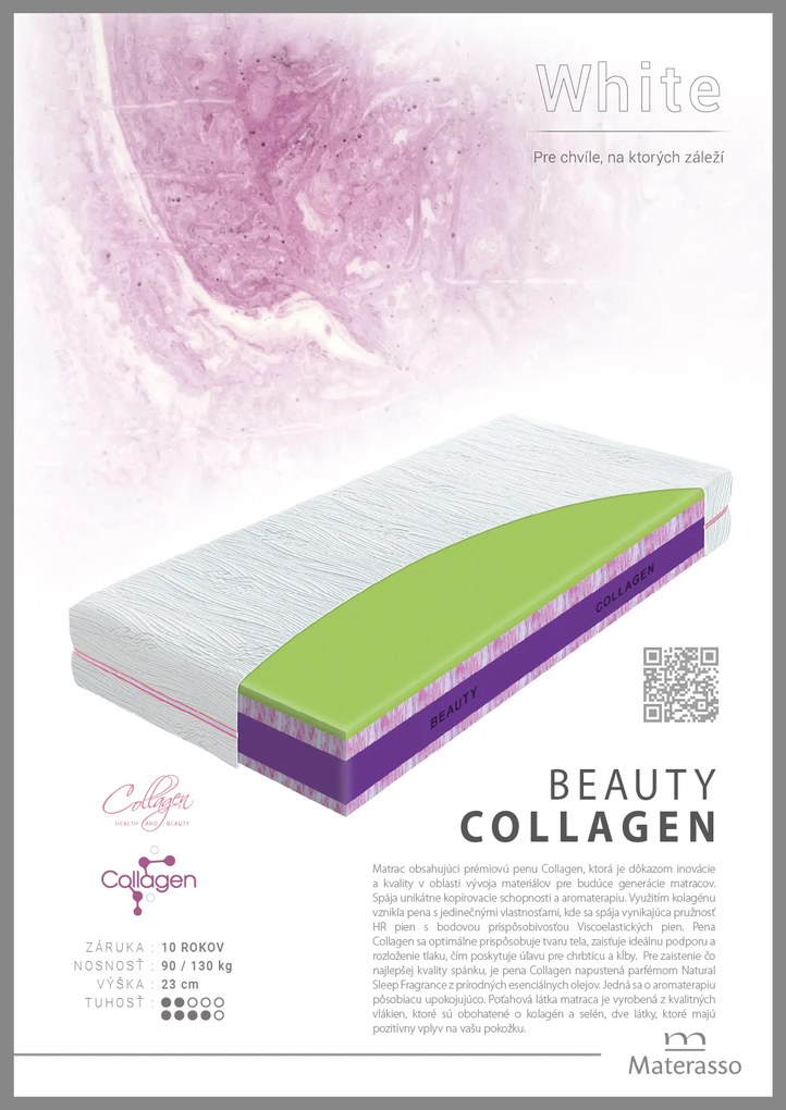Materasso Penový matrac Beauty Collagen Rozmer: 180 x 200 cm