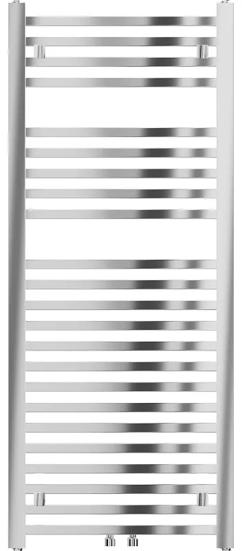 Mexen Pluton vykurovacie teleso 1200 x 500 mm, 487 W, chrómová, W106-1200-500-00-01