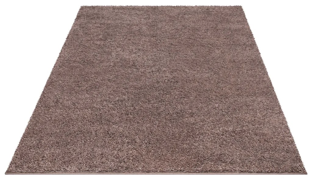 Dekorstudio Shaggy koberec CITY 500 hnedý Rozmer koberca: 200x200cm