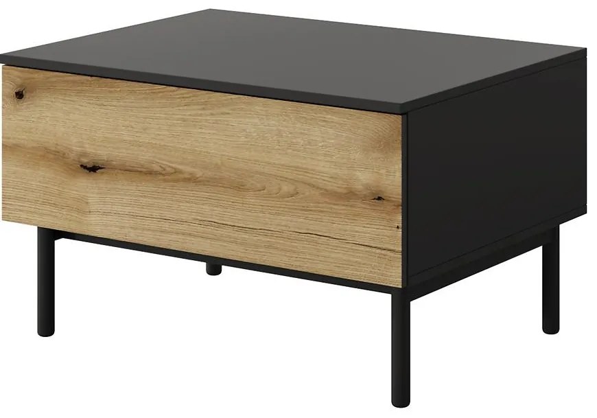 Konferenčný Stolík Lang G1S čierna/dub evoke