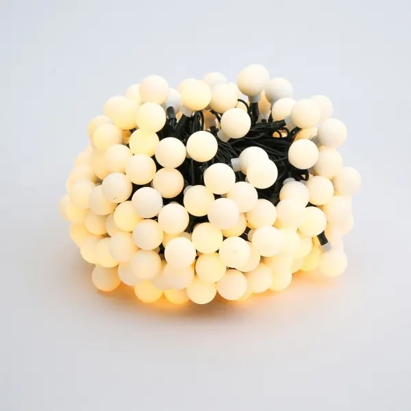 Brilagi - LED Solárny dekoratívny reťaz BUBBLE 200xLED/8 funkcií 20m IP65 teplá biela