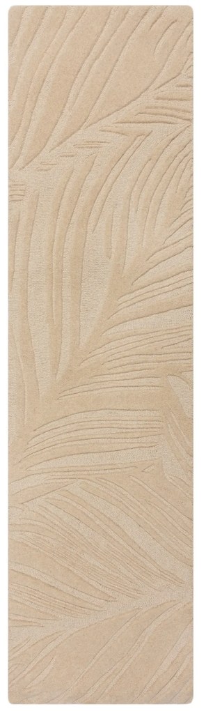 Flair Rugs, Behúň Solace Lino Leaf Natural, 60x230, béžová, chodba / predsieň