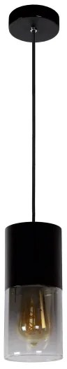 Lucide 74410/01/65 - Luster na lanku ZINO 1xE27/60W/230V čierna