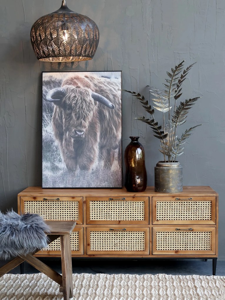 Prírodný antik koberec s ornamentami Rug natural - 70*150 cm