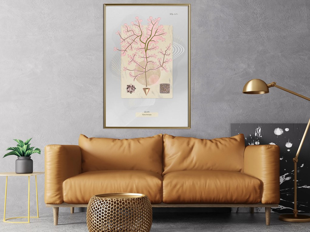 Artgeist Plagát - Mysterious Tree [Poster] Veľkosť: 30x45, Verzia: Zlatý rám