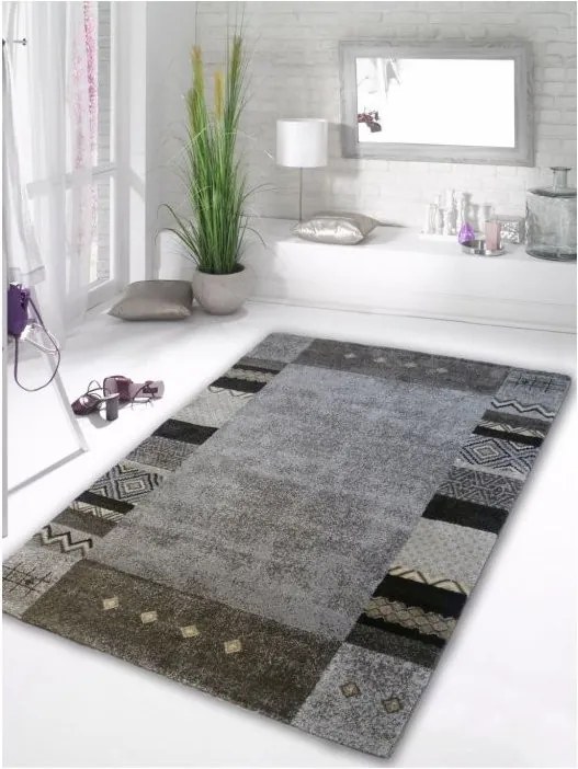 Festival koberce Kusový koberec Loftline K20421-01 Grey - 200x290 cm