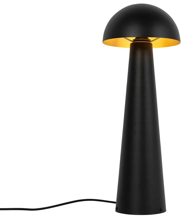 Vonkajšia stojaca lampa čierna 65 cm - Mushroom