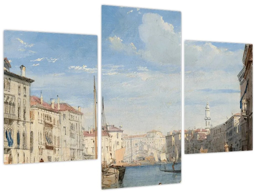 Obraz - Richard Parkes Bonington, The Grand Canal, reprodukcia (90x60 cm)