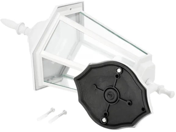 Vonkajšie nástenné svietidlo 1xE27/60W/230V IP44 biela