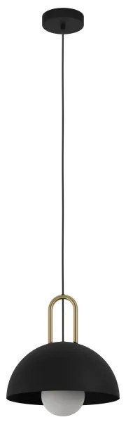 Eglo 56459 - Závesné svietidlo CALMANERA 1xE27/40W/230V čierne