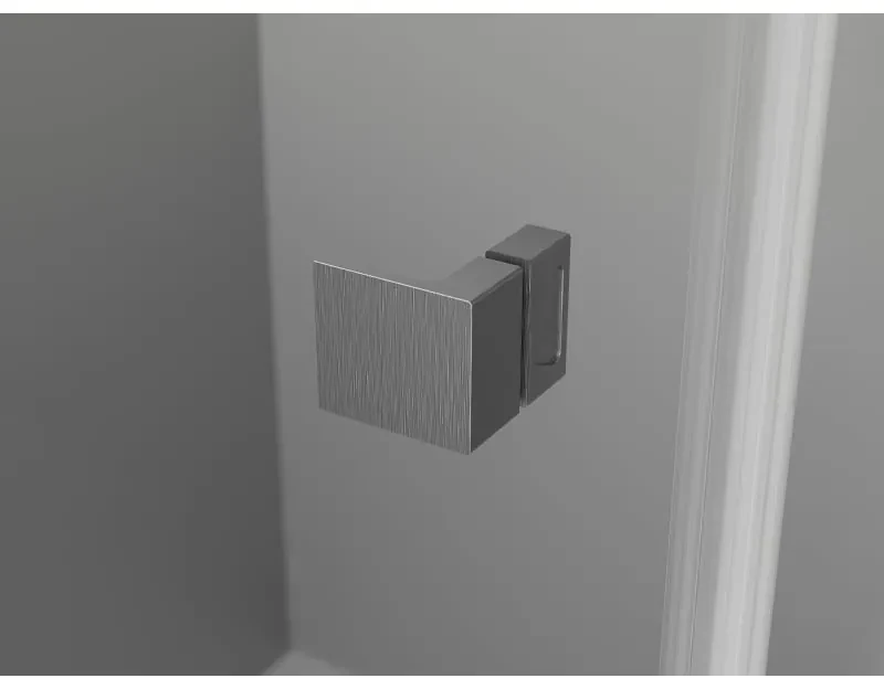 Mexen Lunar T, sklápací sprchový kút ľavý 135 x 90 cm, 8mm číre sklo, profil grafit brúsený, 834T-135-090-66-00-L