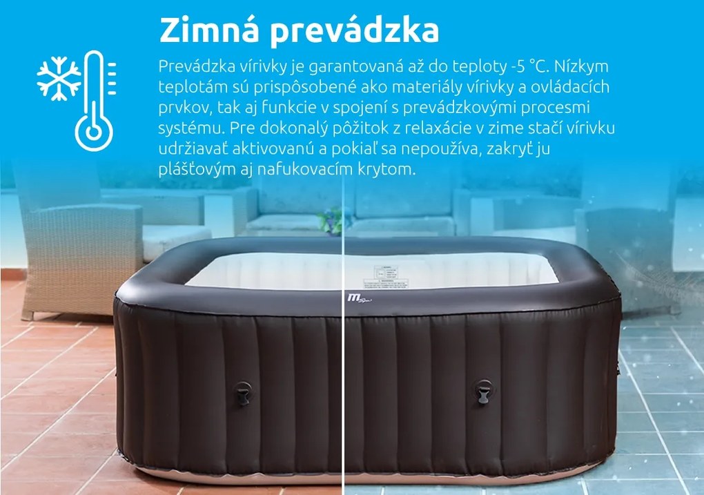 Mspa | Vírivý bazén MSPA Tekapo C-TE041 - modrý okraj | 11400247