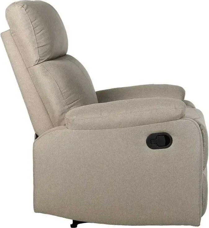 LuxuryForm DESIGN Televízne kreslo RUFO s polohovaním - béžové