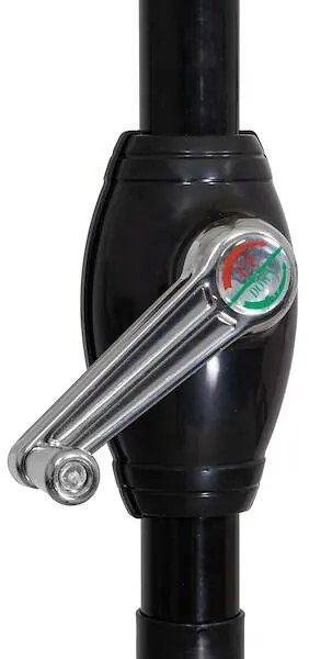 Záhradný slnečník 250 cm SPRINGOS GU0032 - červená