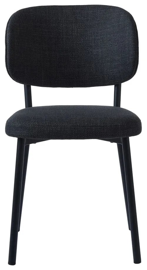 Tmavosivá jedálenská stolička Fowler – Unique Furniture