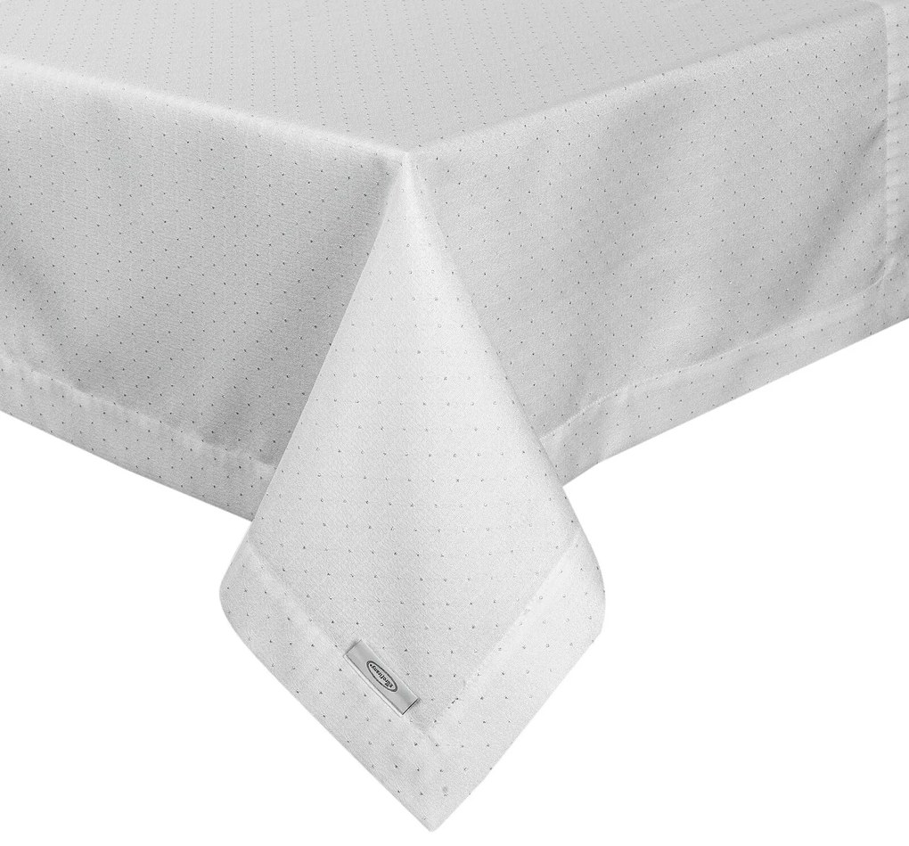 OBRUS ELLEN 140X220 CM BIELY