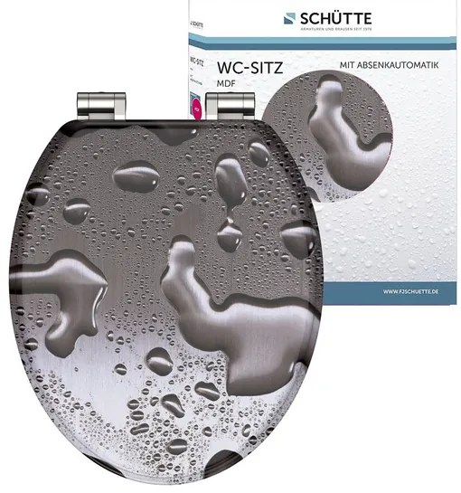 Schütte WC doska s pomalým spúšťaním (kvapky) (100335885)