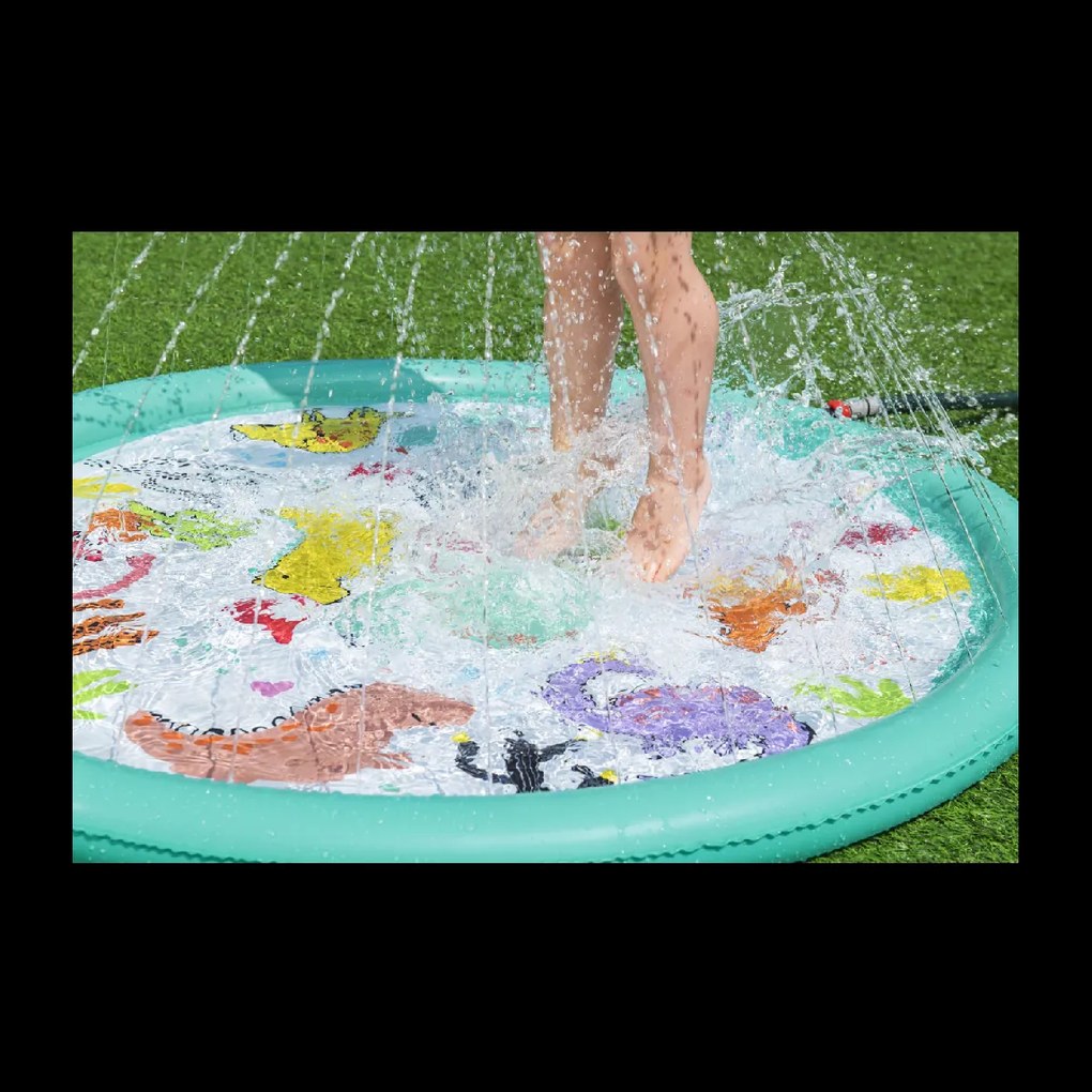 CH Nafukovacia podložka / sprchová vanička, priemer 122 cm, s fontánou