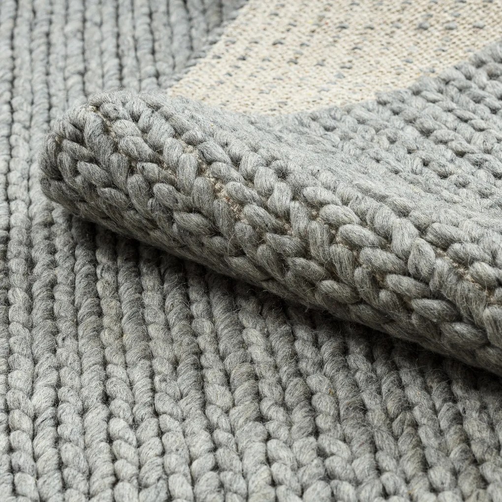 Dywany Łuszczów, Kusový koberec Tahar 99004G grey, 200x290, šedá, obývacia izba