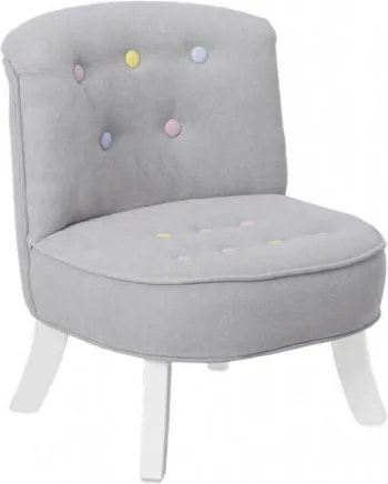 Detské kreslo Color candy 25 cm Biela