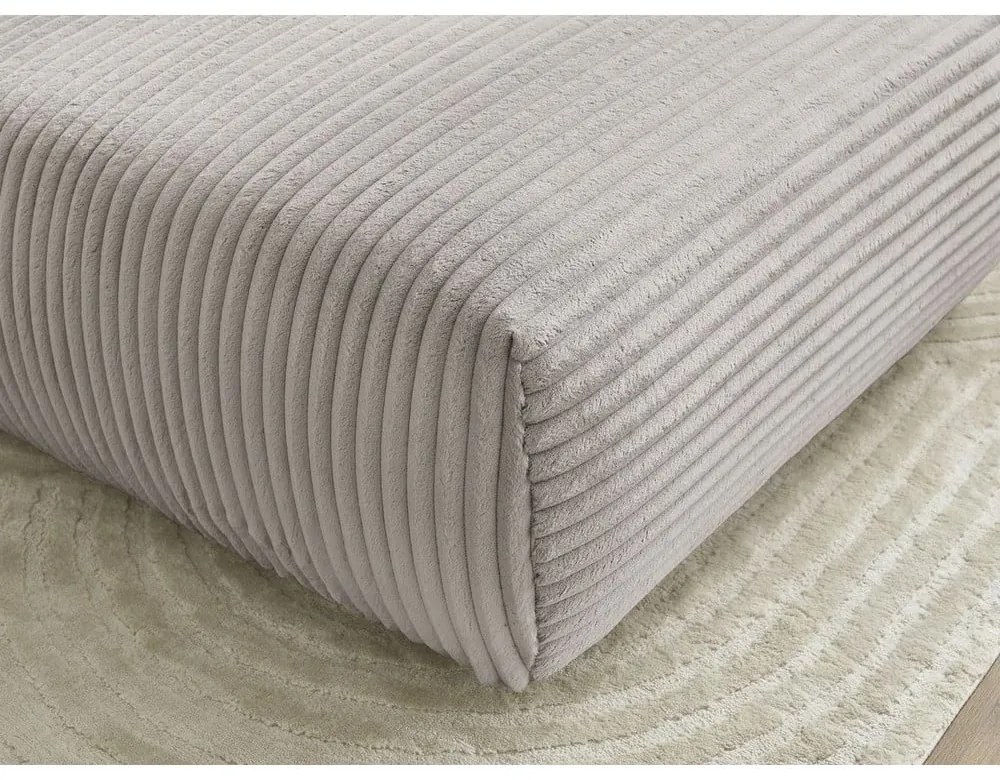 Svetlosivo-béžová menčestrová podnožka Lucien – Bobochic Paris