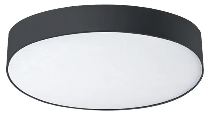 Moderné LED stropné svietidlo Monza II R 60 4000K čierne - výpredaj