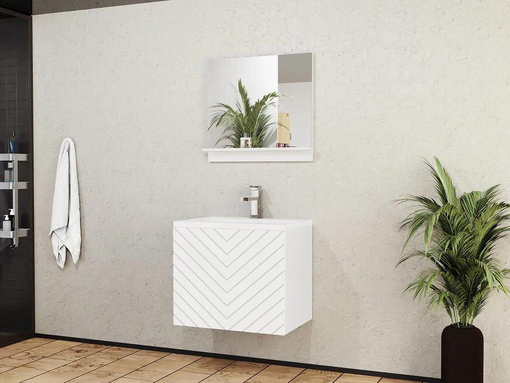 Kúpeľnová zostava Najrip, Sifón: bez sifónu, Farby: biela