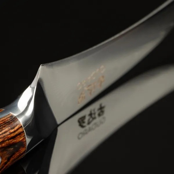 Gudaro - Damaškový kuchynský nôž na ovocie FENG 3,5", 67 vrstiev ocele, dĺžka 9,5 cm