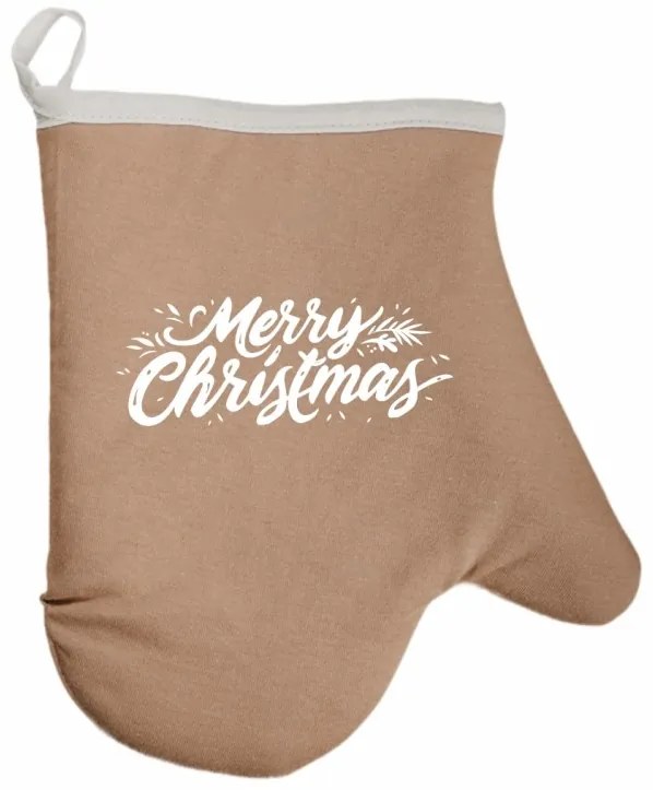 Vianočná kuchynská rukavica Merric EMI, sivá