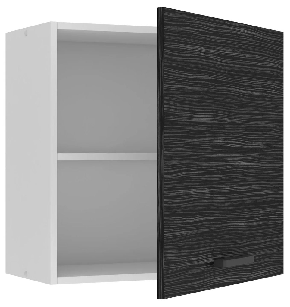 Kuchynská skrinka Belini Premium Full Version horná 60 cm eben kráľovský