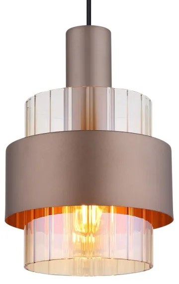 Globo 15560HA - Závesný luster na lane MILLEY 1xE27/60W/230V